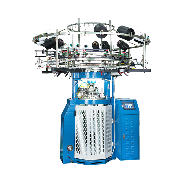 17. Высокоскоростная кругловязальная машина с двумя ребрами джерси по размеру корпуса小圆机2017PNG