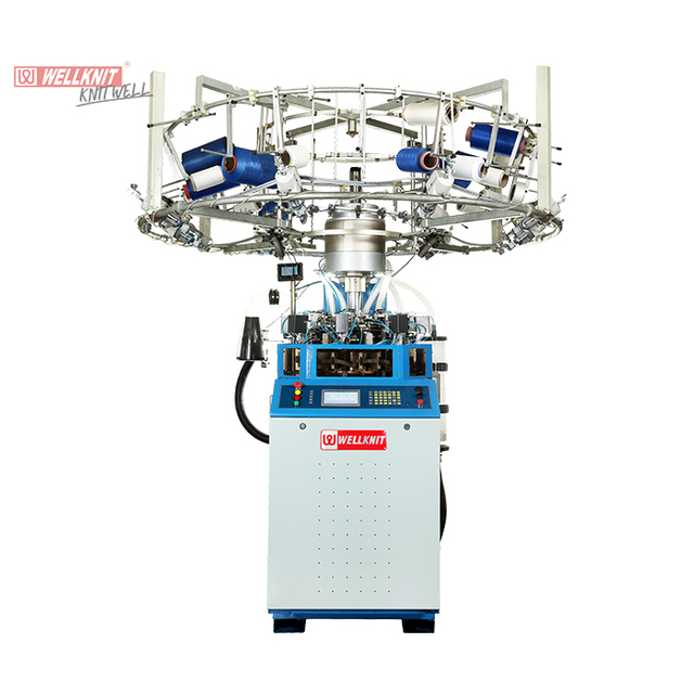 Высокоскоростная одиночная жаккардовая безшовная кругловязальная машина нижнего белья