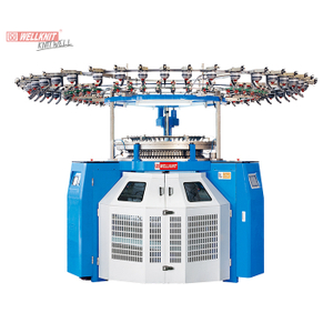 Одинарная компьютеризированная махровая жаккардовая кругловязальная машина
